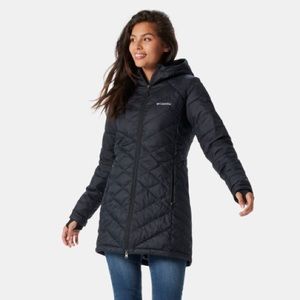 Columbia Long Hooded Down Jacket